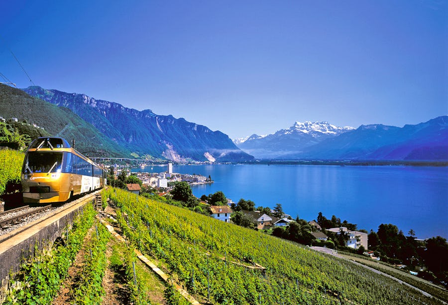 Zugfahrt mit dem GoldenPass Panoramic – © Schweiz Tourismus, Golden Pass Line