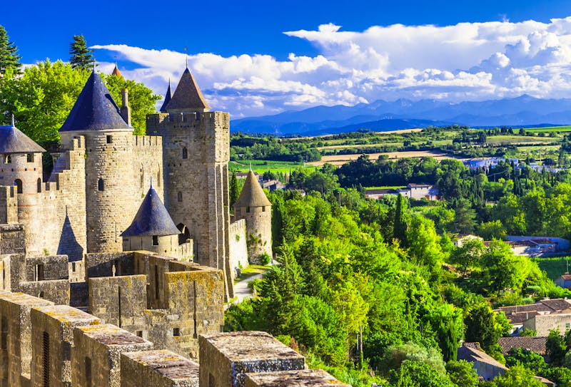 Carcassonne - impressive town-fortress in France - ©©Freesurf - stock.adobe.com
