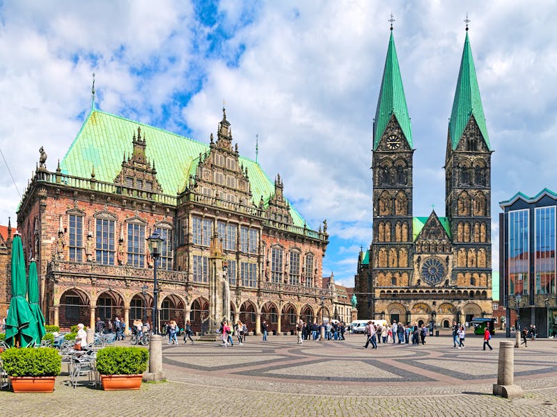 Rathaus auf dem Marktplatz in Bremen - ©Mikhail Markovskiy - stock.adobe.com