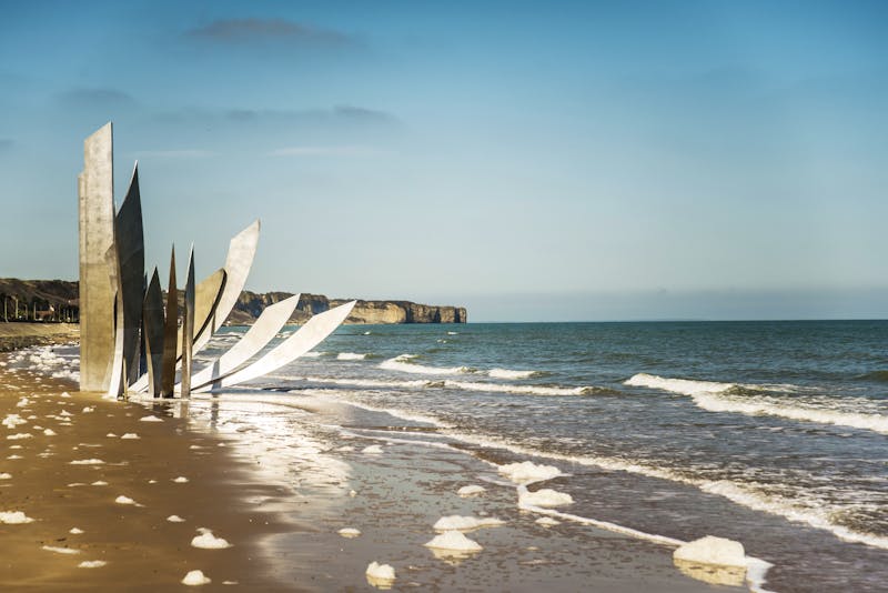 Les Braves Omaha Beach Memorial in der Normandie - ©Enrico Della Pietra - stock.adobe.com
