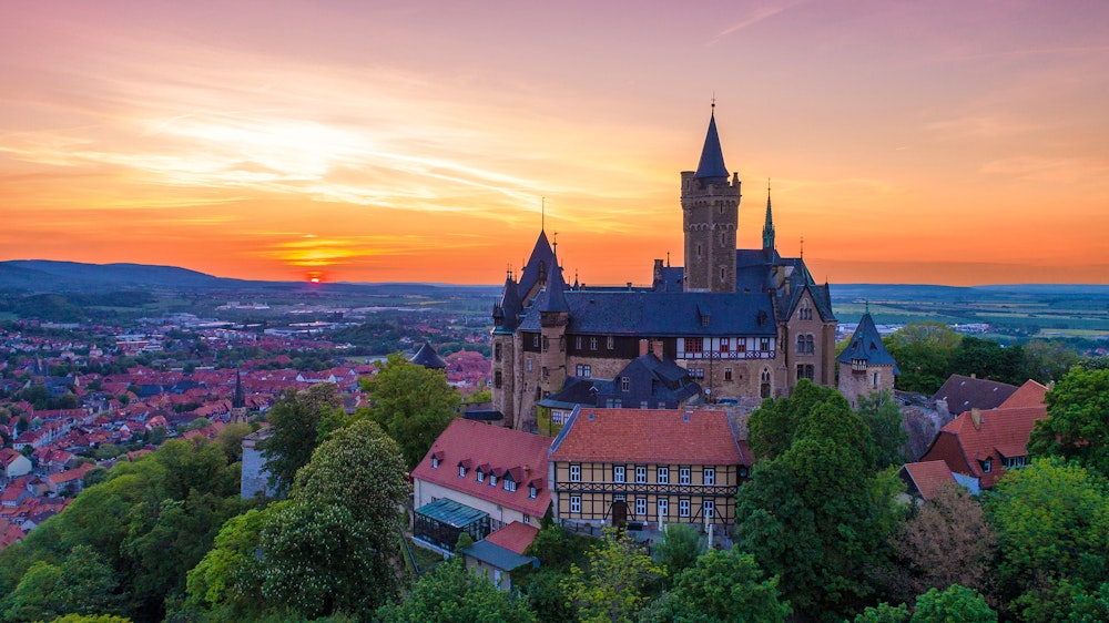 Schloss Wernigerode im Harz in Sachsen-Anhalt – © Janni - stock.adobe.com