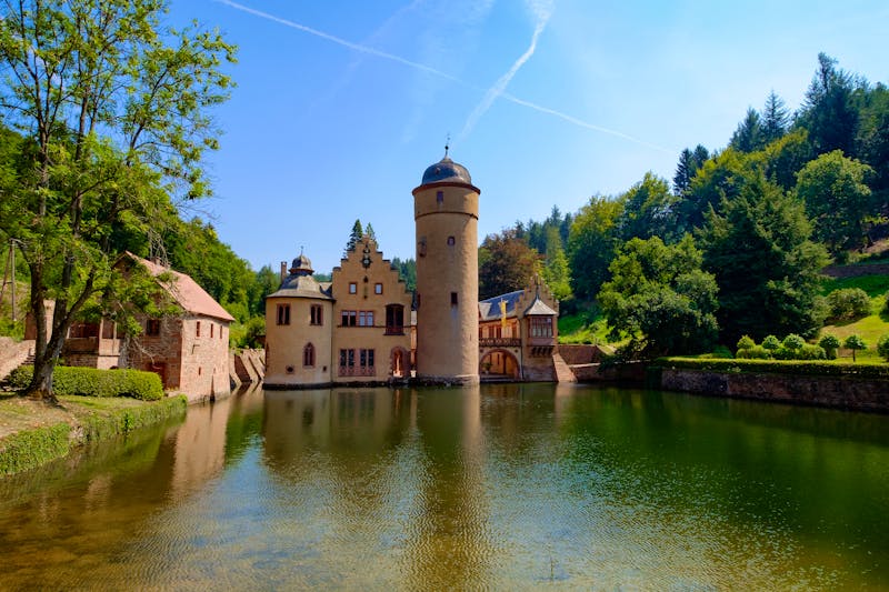 Wasserschloß Mespelbrunn im Spessart - ©fotografci - stock.adobe.com