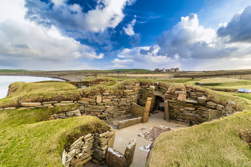 Steinzeitdorf Skara Brae auf den Orkney-Inseln - ©©johnbraid - stock.adobe.com