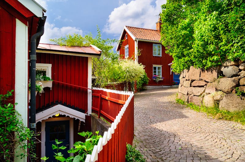 Straße Batsmansbacken, Drehort Astrid Lindgrens 