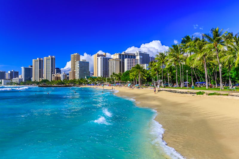 Waikiki Beach in Honolulu - ©emperorcosar - stock.adobe.com