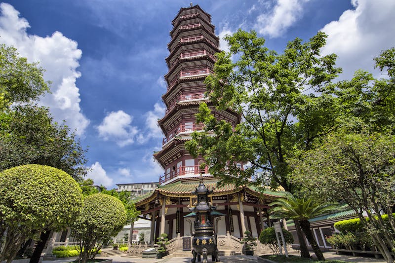 Kloster der sechs Banyan-Bäume, Guangzhou, Kanton - ©takawildcats - stock.adobe.com