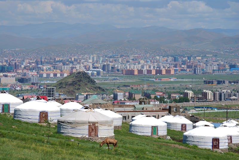 Jurtencamp vor Ulan Bator  - &copy;Ariane Citron - stock.adobe.com