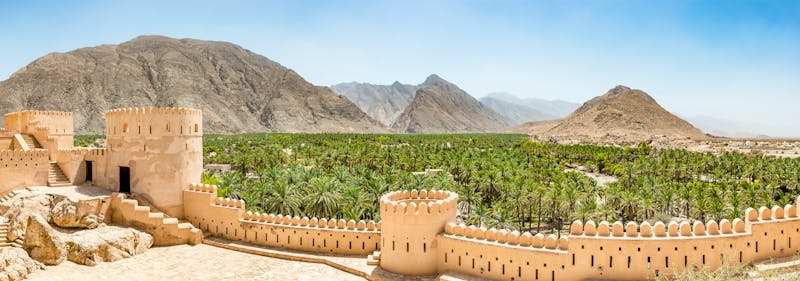Panoramablick auf Nakhal Fort in der Region Al Batinah - ©Richard Yoshida - stock.adobe.com