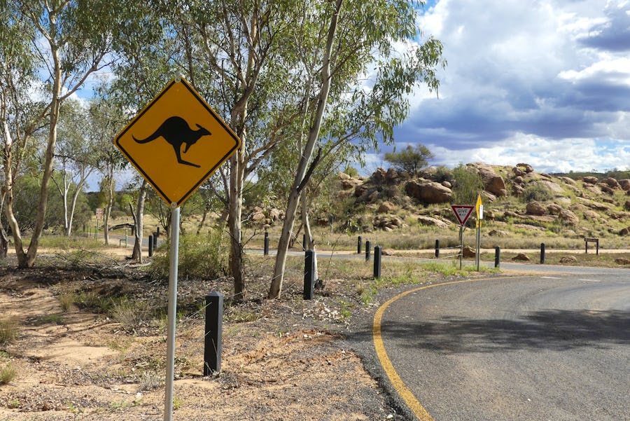 nahe der alten Telegrafenstation in Alice Springs – © Frank Nimschowski