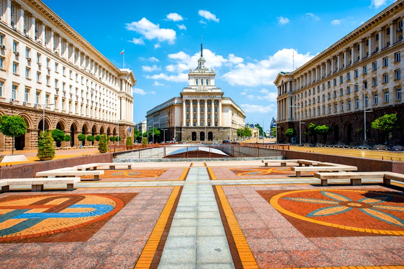 Ensemble of three Socialist Classicism edifices in Sofia - ©rh2010 - Fotolia