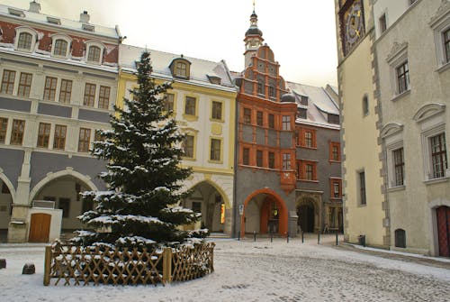 Der Schönhof in Görlitz im Winter &ndash; &copy; Frank Bihan - stock.adobe.com