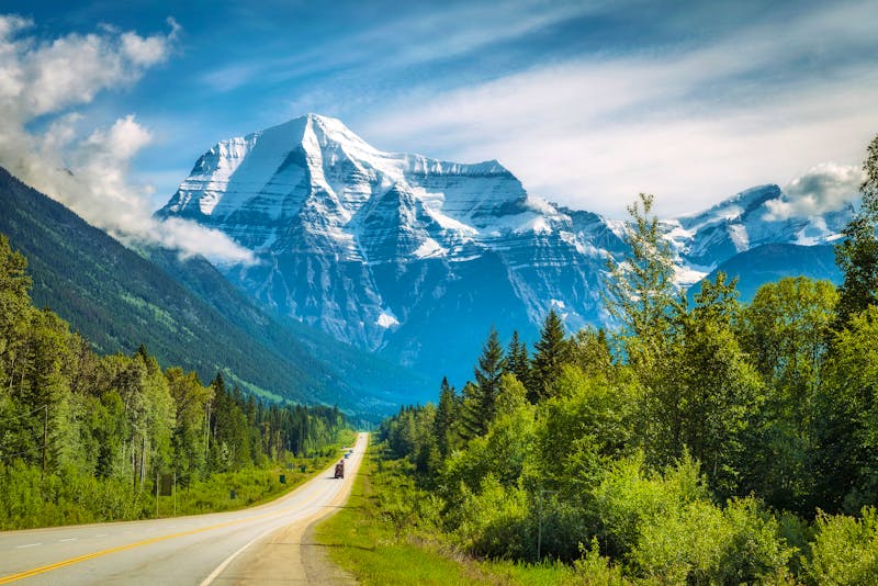 Yellowhead Highway im Mt. Robson Provincial Park - ©©Nick Fox - stock.adobe.com