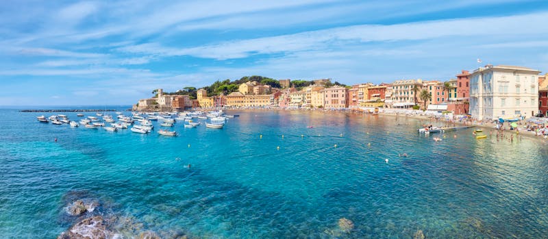 Strand von Sestri Levante  - ©lena_serditova – stock.adobe.com