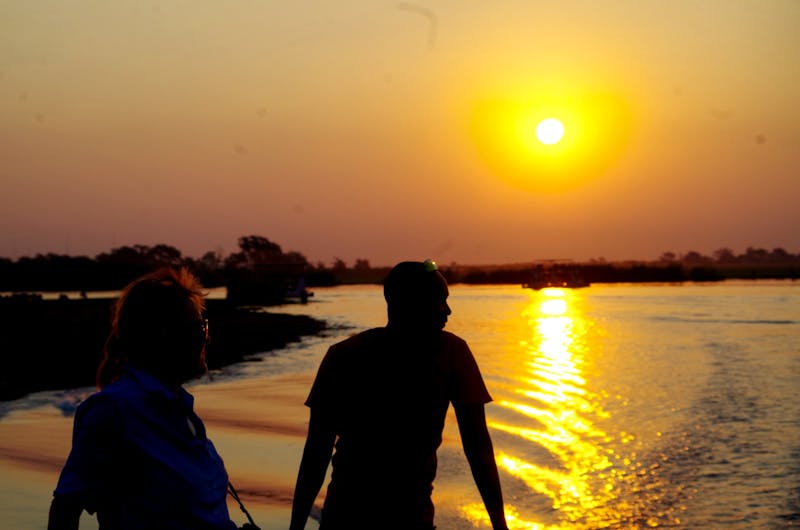 Bootsfahrt auf dem Chobe im Sonnenuntergang - ©Annett Müller - Eberhardt Travel