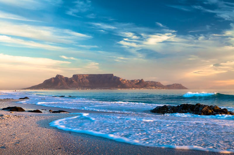 Blick auf den Tafelberg vom Blouberg-Strand aus - ©sculpies - stock.adobe.com