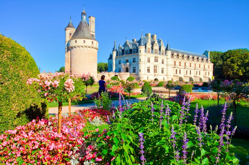 Schloss Chenonceau mit Garten an der Loire - ©aterrom - stock.adobe.com