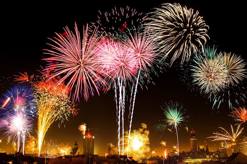 Leipzig – Silvester-Feuerwerk über der Stadt - ©Nick - stock.adobe.com