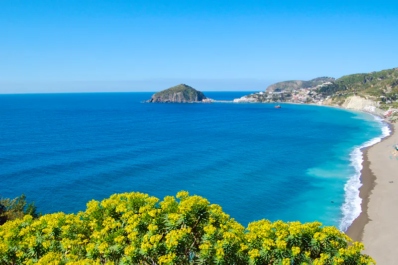 Sant'Angelo visto dai Maronti - Ischia - &copy;eyma - Adobe Stockphoto