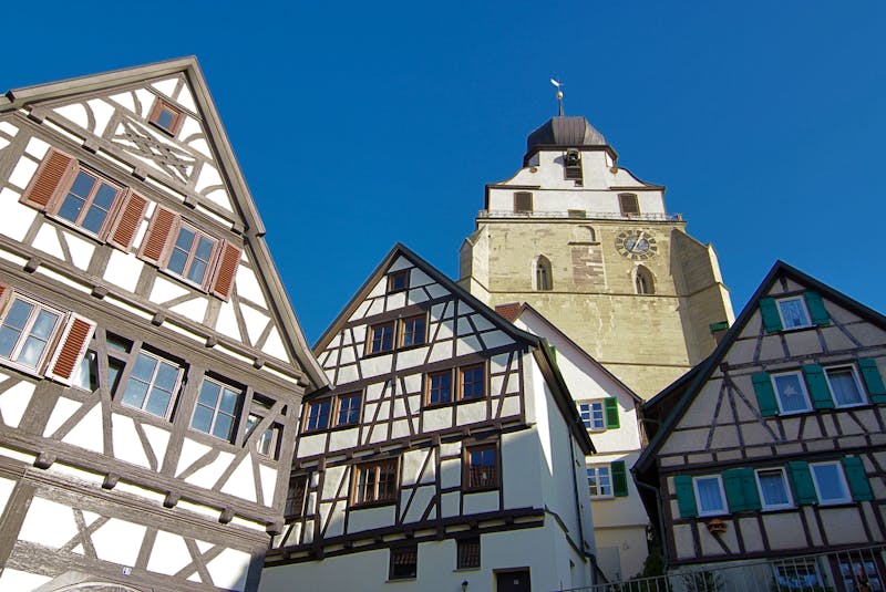 Herrenberg - Fachwerkhäuser in der Altstadt - ©©weha - stock.adobe.com