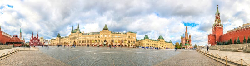 Roter Platz in Moskau mit Blick auf das Kaufhaus Gum - ©©Aquarius - stock.adobe.com