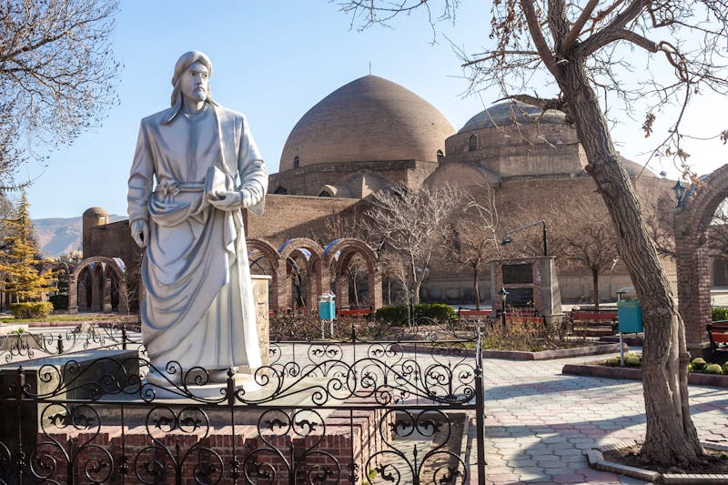 Blaue Moschee und Khaqani-Denkmal in Tabriz im Iran - ©Matyas Rehak - Fotolia