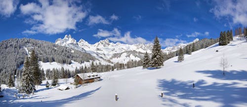 Winterpanorama in der Hofalm im Salzburger Land &ndash; &copy; ©christakramer - stock.adobe.com