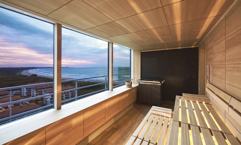 Sauna 5-Sterne-Hotel Radisson Blu Resort, Swinoujscie – ©Radisson Blu Resort, Swinoujscie