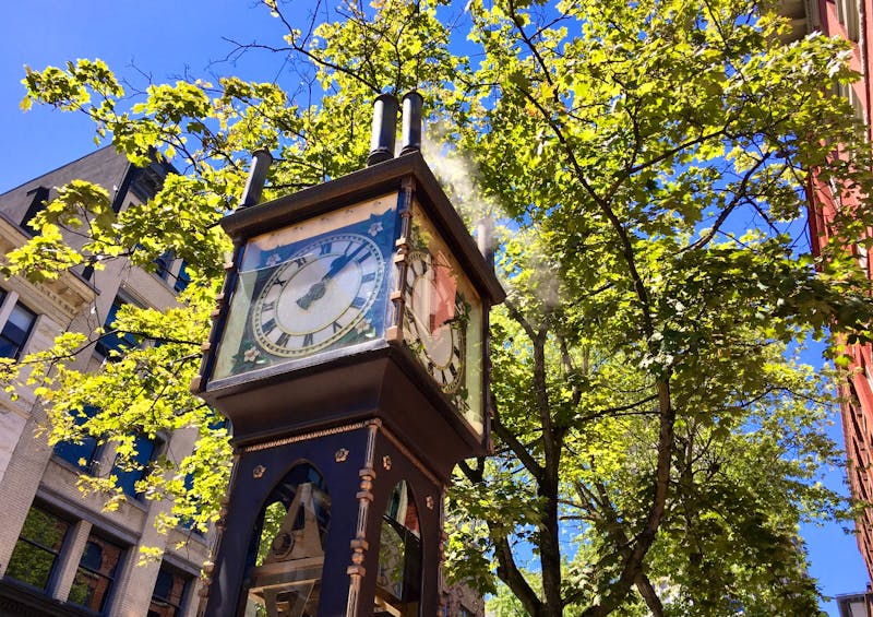 Die Dampfuhr in Gastown, Vancouver - ©Eberhardt TRAVEL