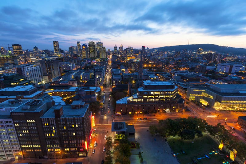 Blick vom Hotel Gouverneur auf Montreal - ©Hotel Gouverneur Montreal