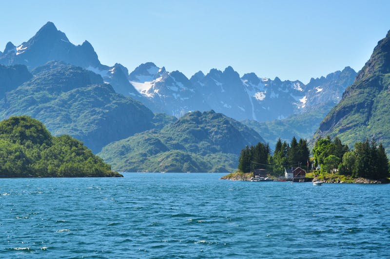 Raftsund - Grenze zwischen Vesterålen und Lofoten (Blickrichtung Lofoten) - ©Martin Büchner