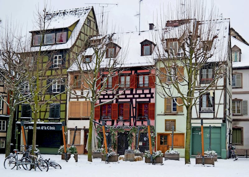 Straßburger Altstadt im Winter - ©frei kommerziell nutzbar ohne Angabe von Coypright
