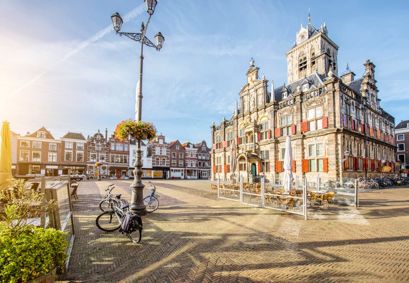 Rathaus-Platz in Delft - ©©rh2010 - stock.adobe.com