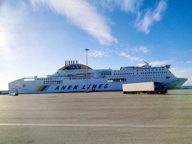 Fähre von Ancona nach Griechenland - ©Peter Rudolph