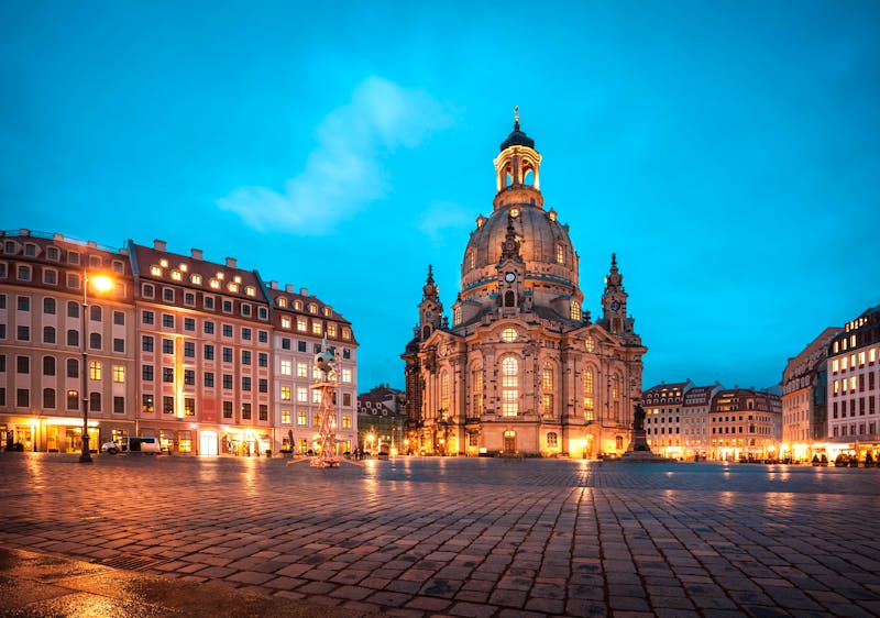 Der Neumarkt an der Frauenkirche - ©k_samurkas - stock.adobe.com