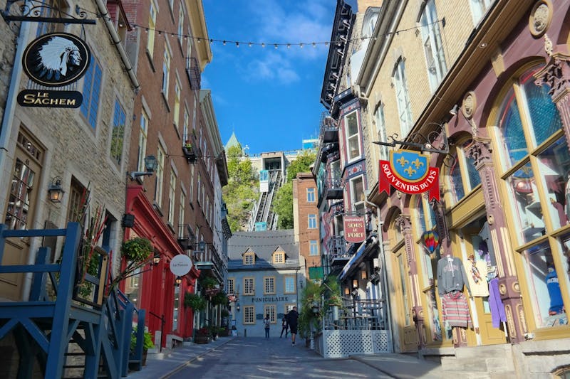 In Der Altstadt von Quebec - ©Eberhardt TRAVEL
