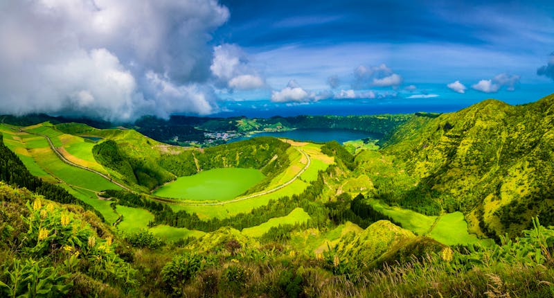 Blick auf die Lagoa das Sete Cidades auf der Azoren-Insel São Miguel - ©©Evgeni - stock.adobe.com