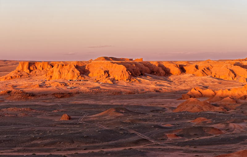 Bayanzag Felsen in der Mongolei - ©Jan Eufinger - Adobe Stock