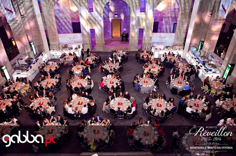 Porto in Portugal - Silvester-Party im Kloster Mosteiro Sao Bento da Vitoria - ©gabba.pt