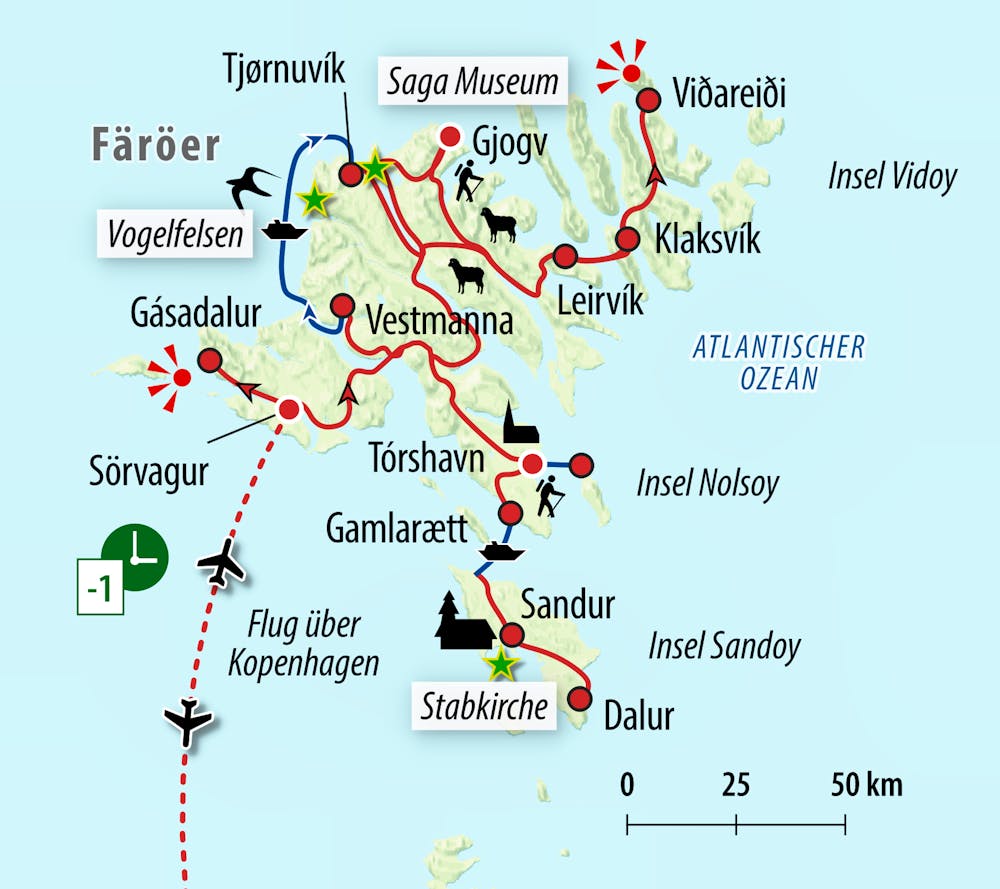 Ihre Reiseroute – © Eberhardt TRAVEL