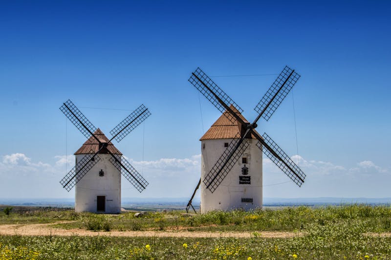 Windmühlen in der Region La Mancha - ©©claverinza - stock.adobe.com