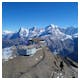 Aussichtsplattform auf dem Schilthorn-Gipfel in den Berner Alpen – © Schilthornbahn