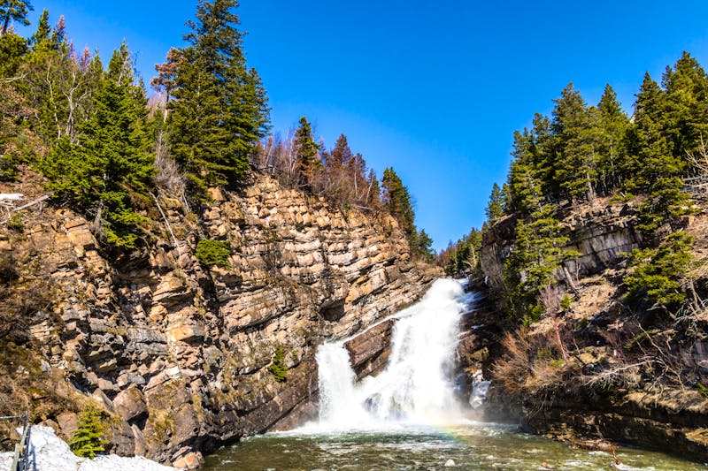 Cameron Falls im Waterton Lake Nationalpark - ©©David - stock.adobe.com