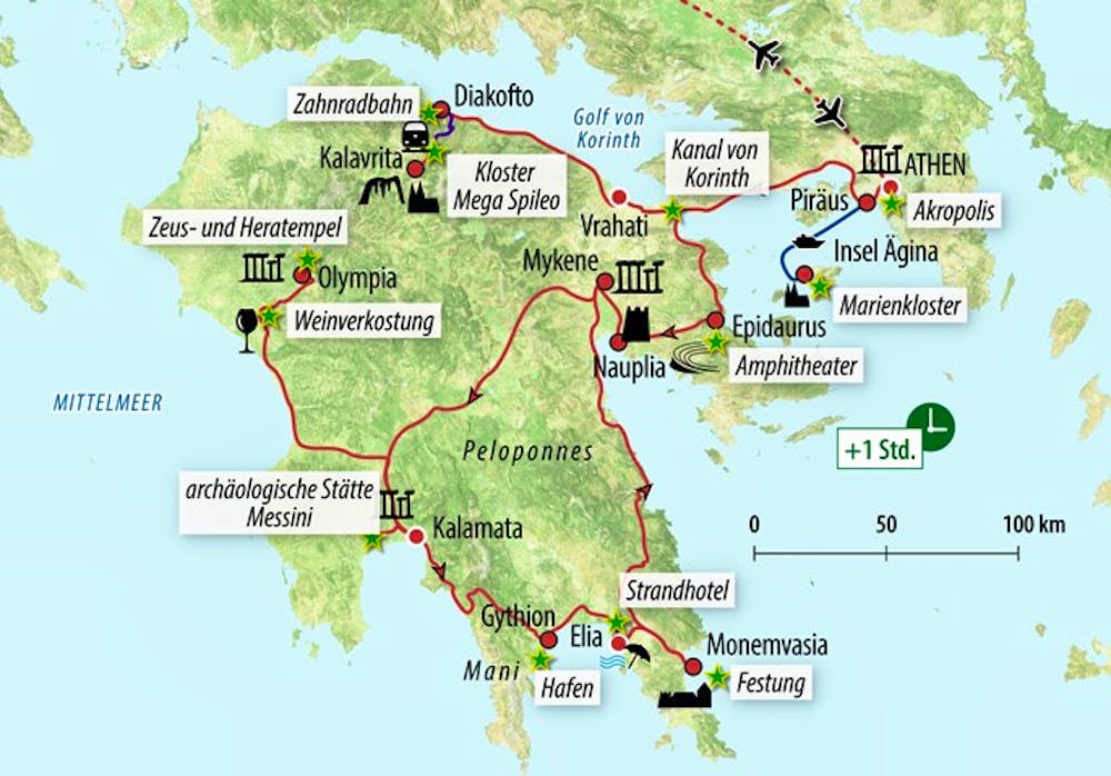 Ihre Reiseroute 2020 – © Eberhardt TRAVEL