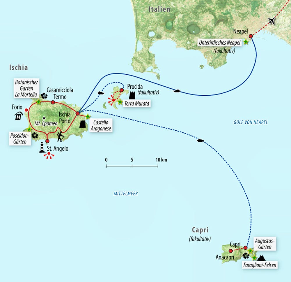 Ihre Reiseroute 2022 &ndash; &copy; Eberhardt TRAVEL