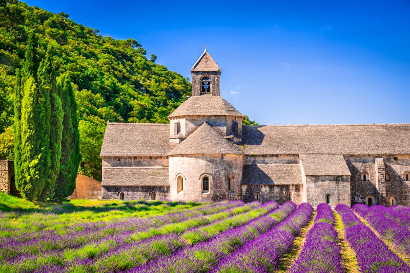 Lavendel vor der Abtei Senanque in der Provence - ©cge2010 - stock.adobe.com