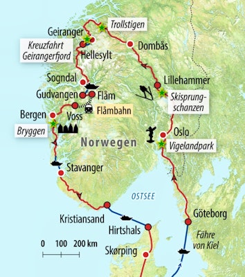 Bergen, Norwegen - Rundreisen und Urlaubstipps - Fjord Tours