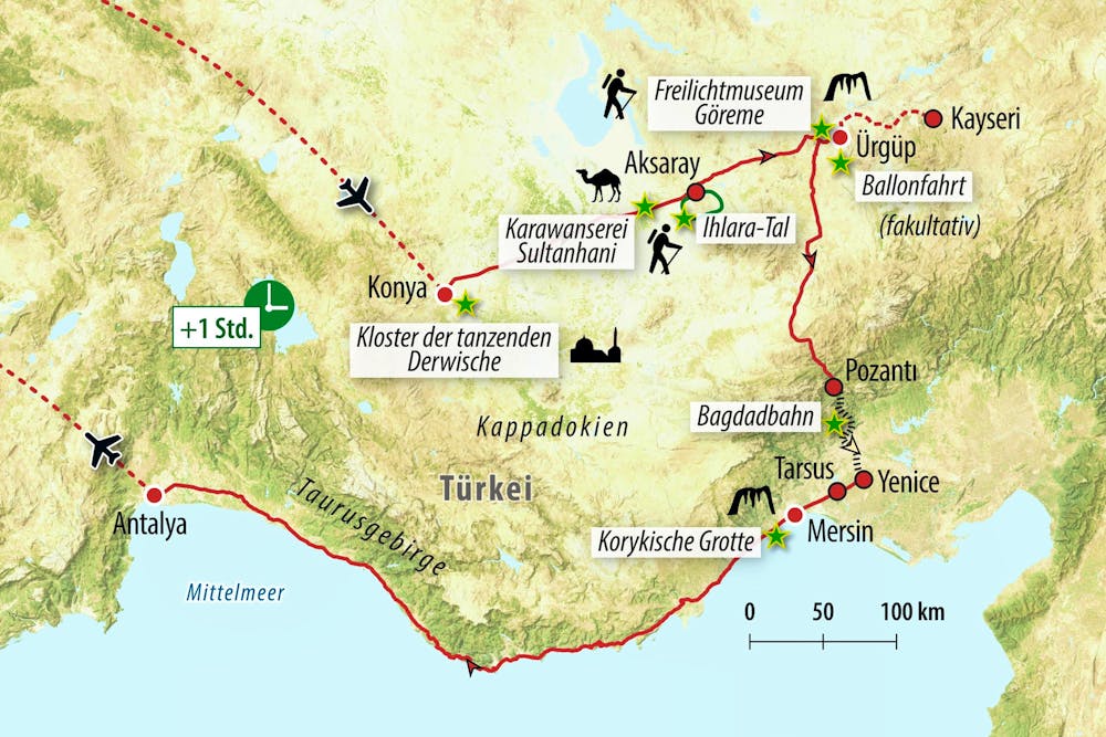 Ihre Rundreiseroute – © Eberhardt TRAVEL