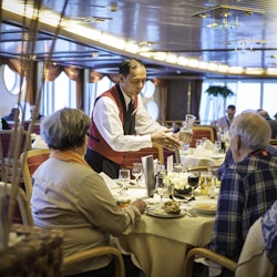 MS Fram - Restaurant – © Hurtigruten - Agurtxane Concellon