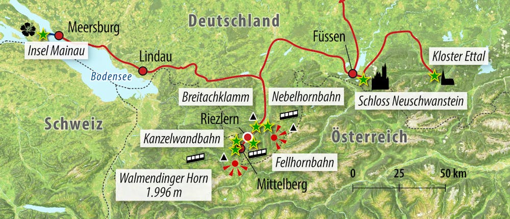 Ihre Reiseroute – © Eberhardt TRAVEL