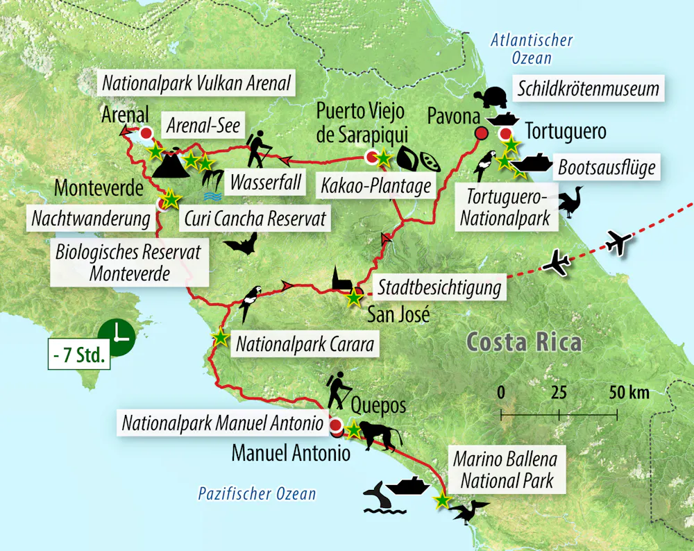 Ihre Reiseroute &ndash; &copy; Eberhardt TRAVEL